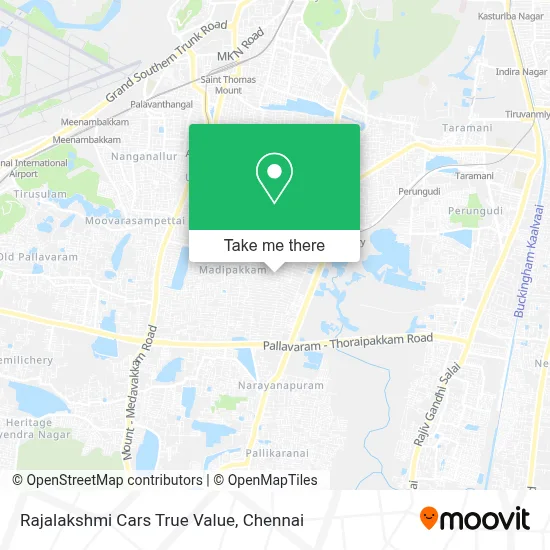 Rajalakshmi Cars True Value map