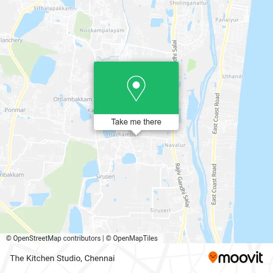 The Kitchen Studio map