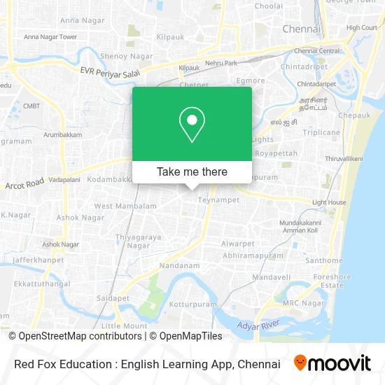 Red Fox Education : English Learning App map