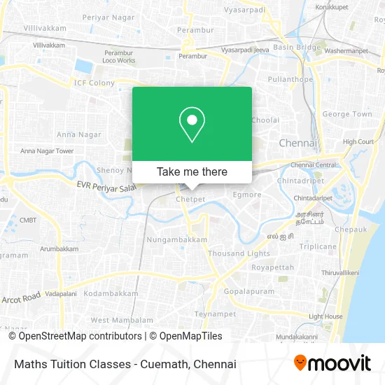 Maths Tuition Classes - Cuemath map