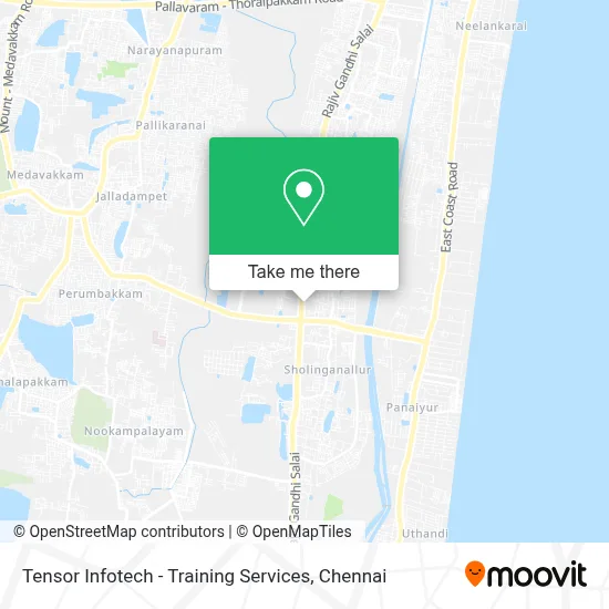 Tensor Infotech - Training Services map