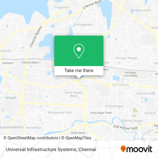 Universal Infrastructure Systems map