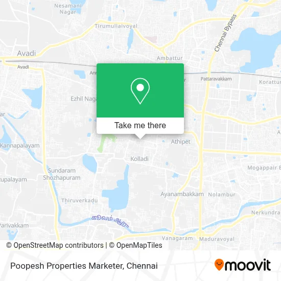 Poopesh Properties Marketer map