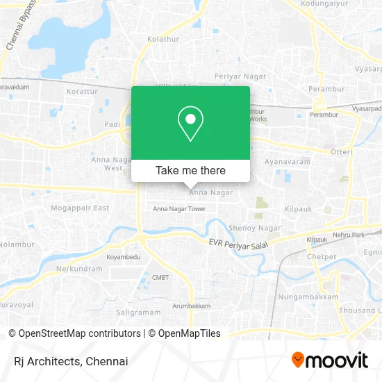 Rj Architects map