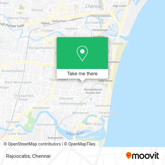 Rajoocabs map