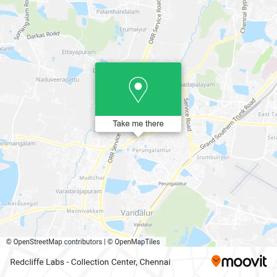 Redcliffe Labs - Collection Center map