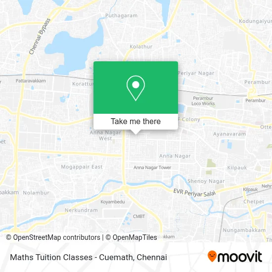 Maths Tuition Classes - Cuemath map