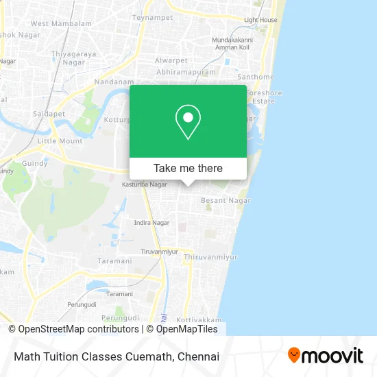 Math Tuition Classes Cuemath map
