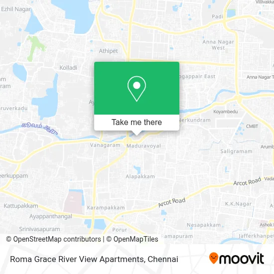 Roma Grace River View Apartments map