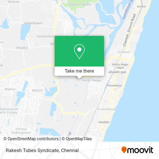 Rakesh Tubes Syndicate map