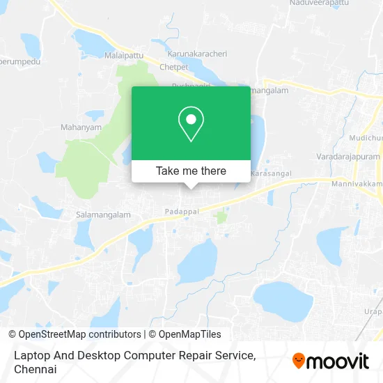 Laptop And Desktop Computer Repair Service map