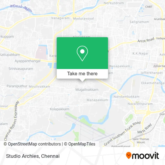 Studio Archies map