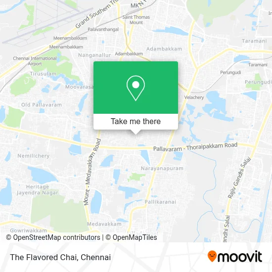 The Flavored Chai map