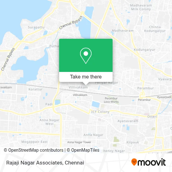 Rajaji Nagar Associates map