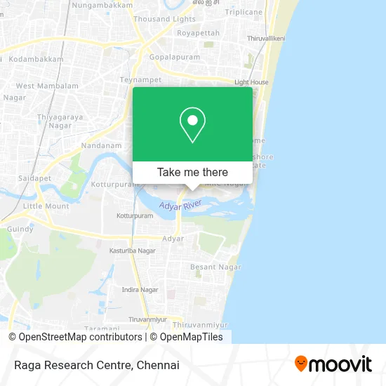 Raga Research Centre map