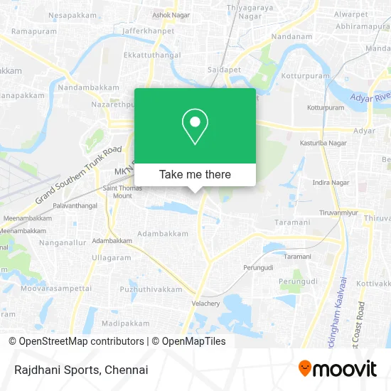 Rajdhani Sports map