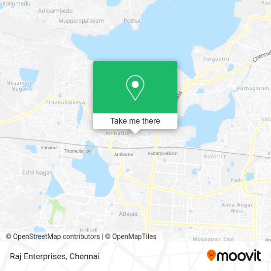 Raj Enterprises map