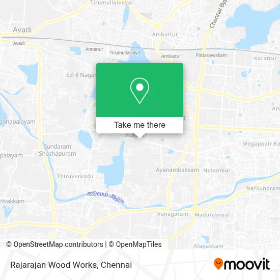 Rajarajan Wood Works map