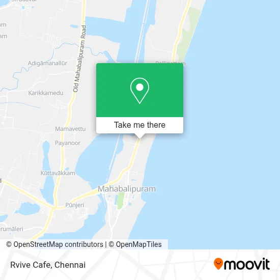 Rvive Cafe map