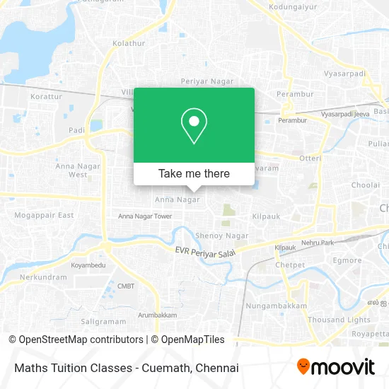 Maths Tuition Classes - Cuemath map
