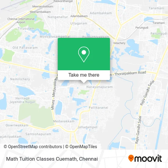 Math Tuition Classes Cuemath map