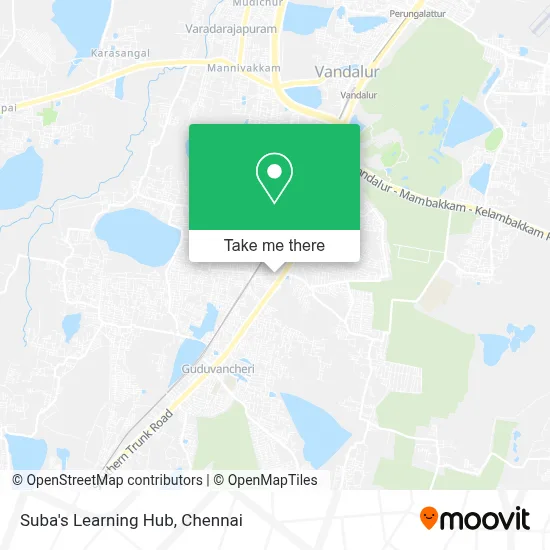 Suba's Learning Hub map