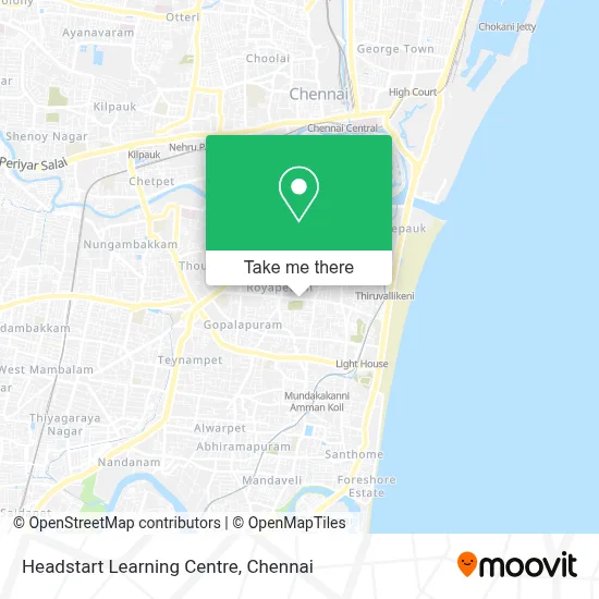 Headstart Learning Centre map