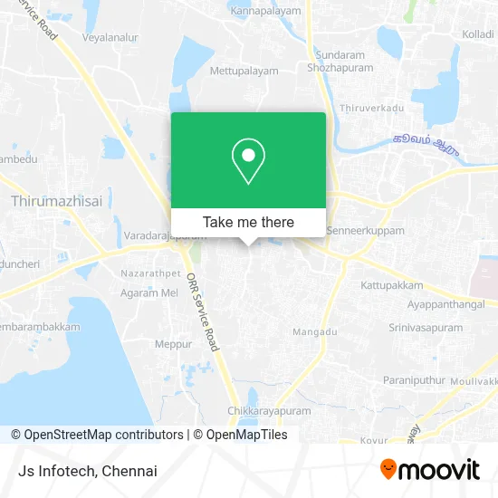 Js Infotech map