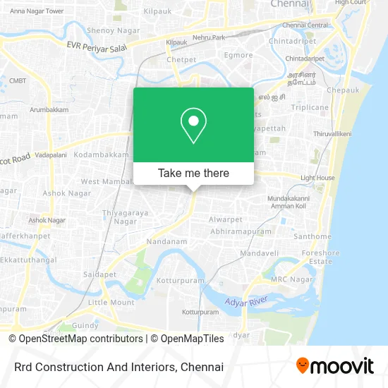 Rrd Construction And Interiors map