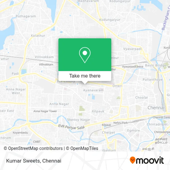 Kumar Sweets map