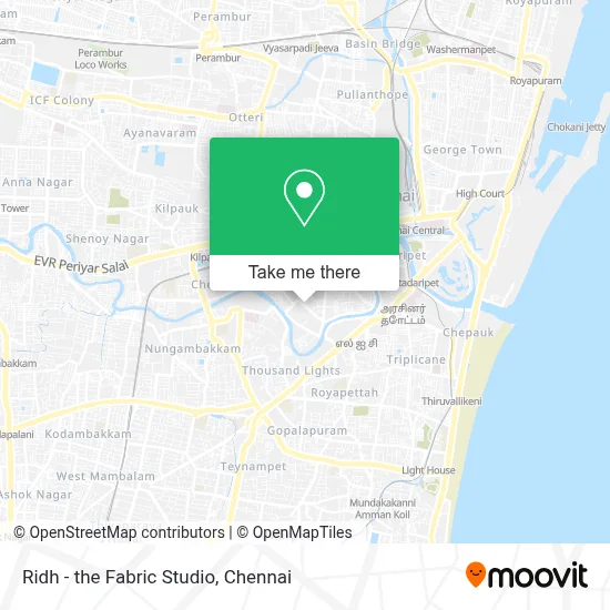 Ridh - the Fabric Studio map
