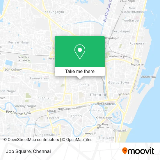Job Square map