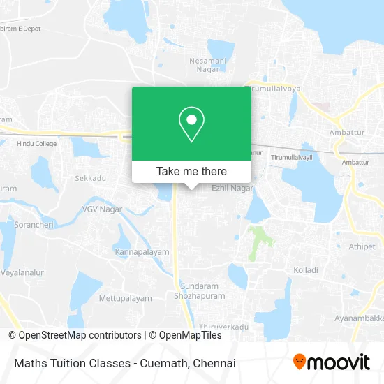 Maths Tuition Classes - Cuemath map