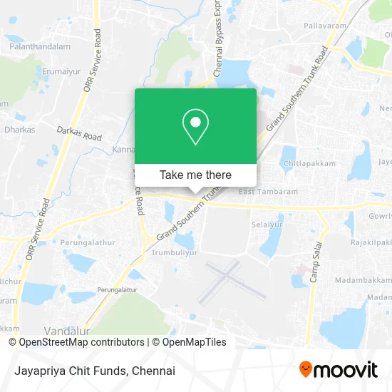 Jayapriya Chit Funds map
