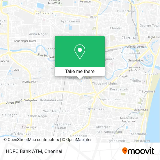 Hdfc Bank Atm map