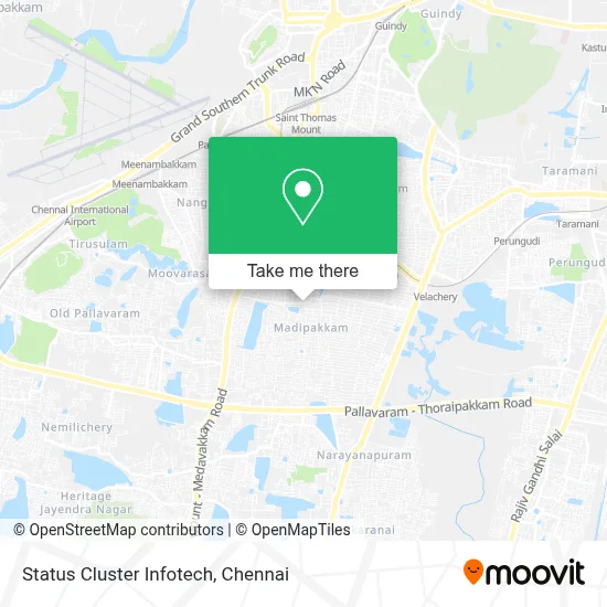 Status Cluster Infotech map