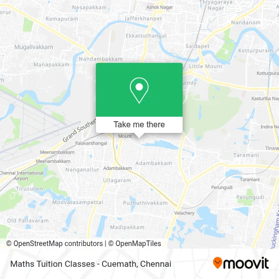 Maths Tuition Classes - Cuemath map