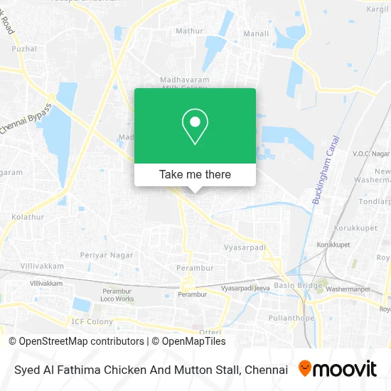 Syed Al Fathima Chicken And Mutton Stall map