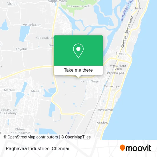Raghavaa Industries map