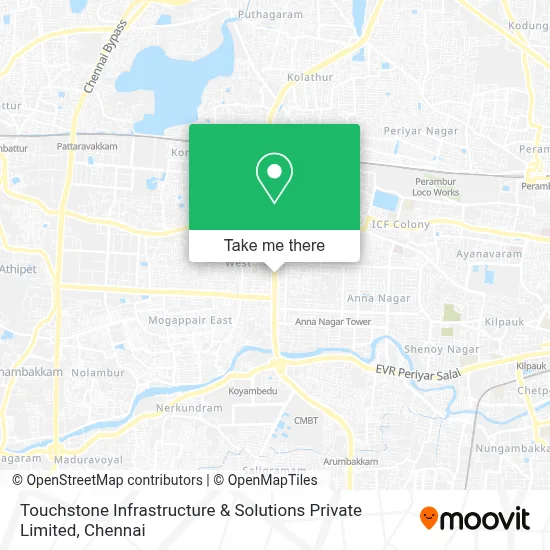 Touchstone Infrastructure & Solutions Private Limited map