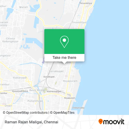 Raman Rajan Maligai map