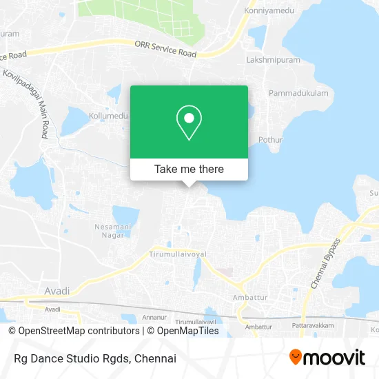 Rg Dance Studio Rgds map