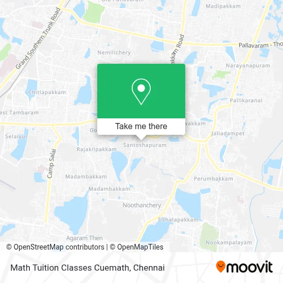 Math Tuition Classes Cuemath map