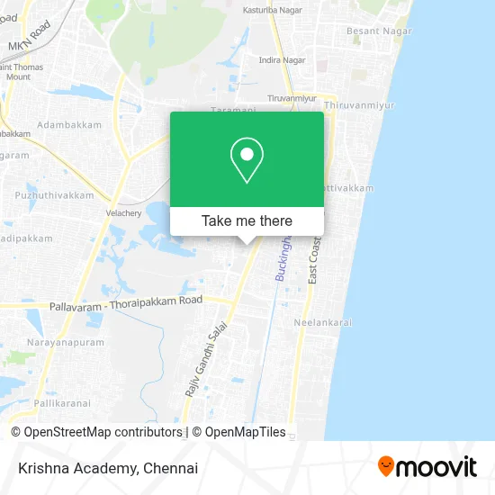 Krishna Academy map