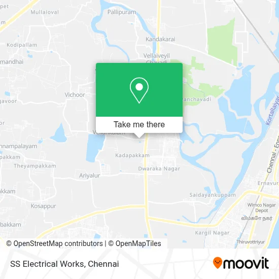 SS Electrical Works map