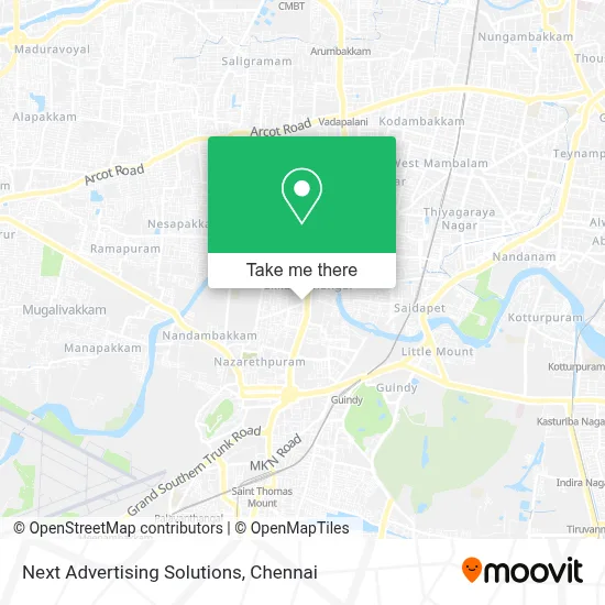 Next Advertising Solutions map