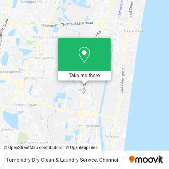 Tumbledry Dry Clean & Laundry Service map