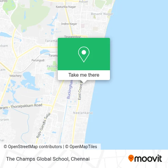 The Champs Global School map