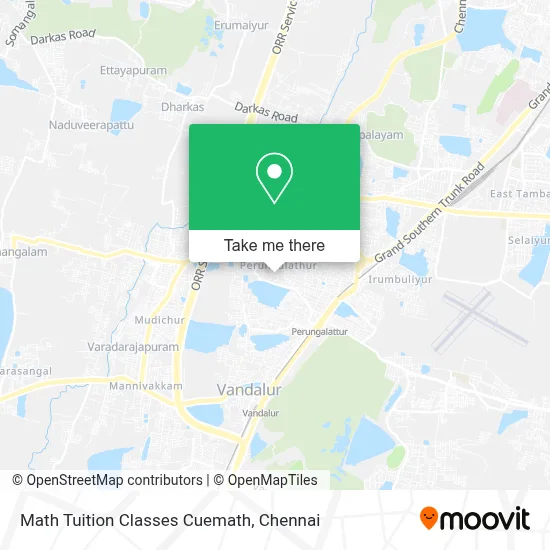 Math Tuition Classes Cuemath map