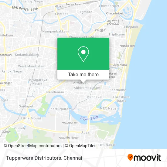 Tupperware Distributors map